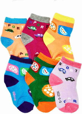 STYLE ACADEMY Baby Boys & Baby Girls Printed Ankle Length(Pack of 6)