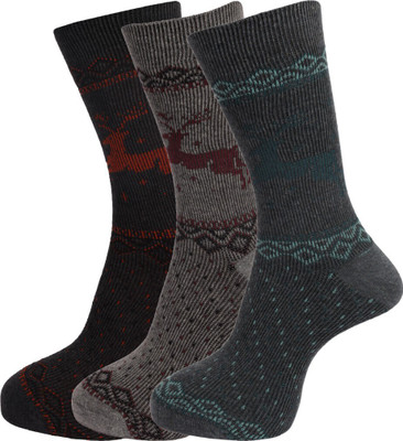 Dollar Men Printed Calf Length(Pack of 3)