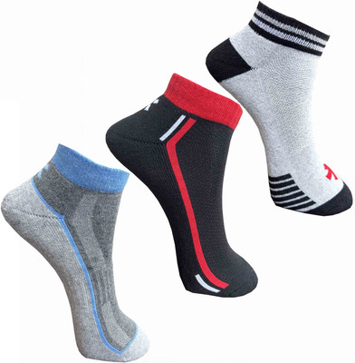 HRX by Hrithik Roshan Men & Women Striped Low Cut(Pack of 3)