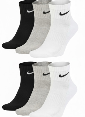 ATE Unisex Solid Ankle Length(Pack of 3)