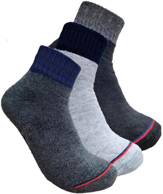 LABOLIA Men & Women Ankle Length, Mid-Calf/Crew(Pack of 3)