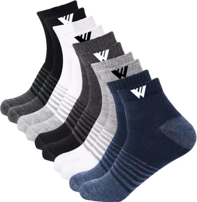 MJE Men & Women Solid Ankle Length, Peds/Footie/No-Show