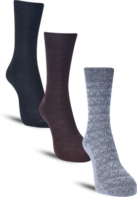 Dollar Men Self Design Calf Length(Pack of 3)