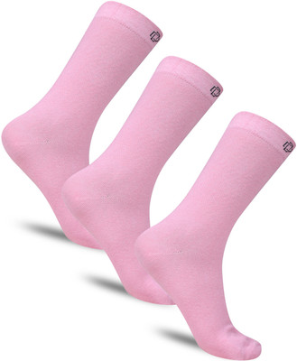 Dollar Women Solid Mid-Calf/Crew(Pack of 3)