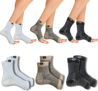 ecosync Unisex Solid Ankle Length(Pack of 3)