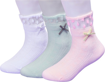 Neska Moda Baby Girls Ankle Length(Pack of 3)