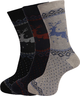 Dollar Men Printed Calf Length(Pack of 3)