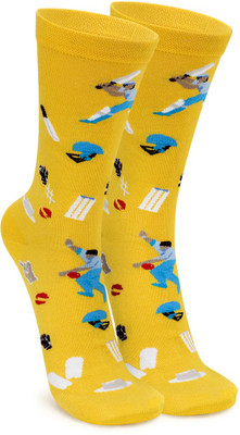 MILLS BROWN Men Printed Mid-Calf/Crew