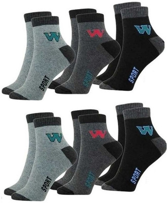 Akeet Trend Men Self Design Ankle Length(Pack of 6)