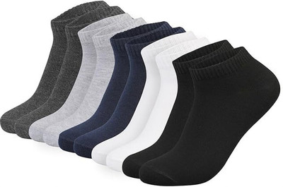 KALKA HOSIERY Men Solid Ankle Length