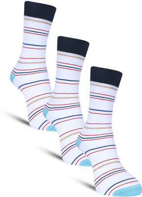 Dollar Men Striped Calf Length(Pack of 3)