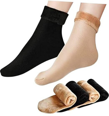 VC CARE Women Solid Ankle Length(Pack of 4)
