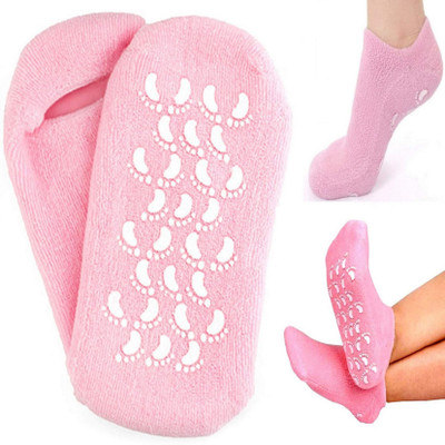 RBGIIT Spa Gel Socks Winter Care Full Heel/Feet Protector Moisturizing Skincare S-30 Supporter(Multicolor)