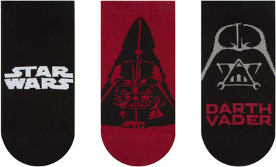 SOCKSXPRESS Disney Starwars Men Printed Low Cut(Pack of 3)