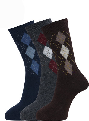 Dollar Men Printed Calf Length(Pack of 3)