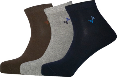 Lux Nitro Men Solid Ankle Length(Pack of 3)