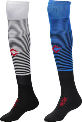 CAPTAIN Men Striped Knee High(Pack of 2)