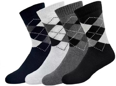 FATON Men Solid Calf Length(Pack of 10)