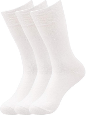 Cozyway Men Solid Calf Length(Pack of 3)