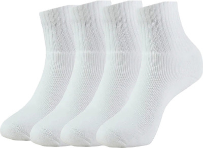 XOALT Unisex Solid Ankle Length(Pack of 4)