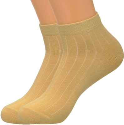 REDCARP Men & Women Solid, Striped Ankle Length, Mid-Calf/Crew, Peds/Footie/No-Show, Low Cut(Pack of 2)