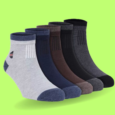 MJE Men & Women Solid Ankle Length, Peds/Footie/No-Show