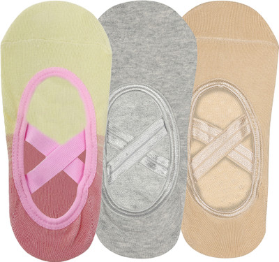 Mint and Oak Women Solid Peds/Footie/No-Show(Pack of 3)