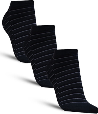 Dollar Men Striped Low Cut(Pack of 3)