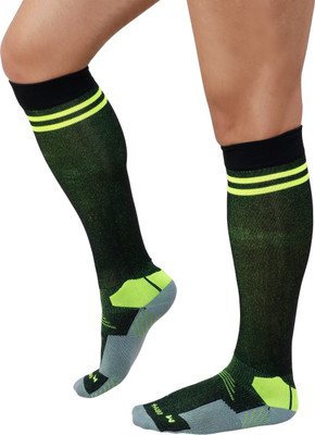 Kyk Men & Women Striped, Solid Knee High