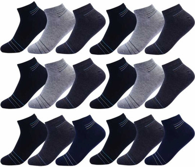 JD DASSSON Men Solid Ankle Length(Pack of 6)