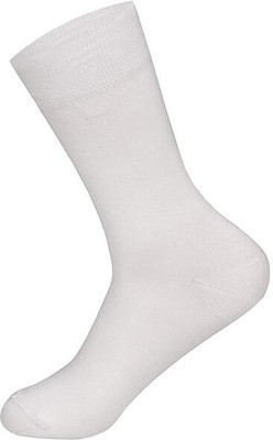 FATON Men Solid Mid-Calf/Crew