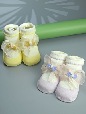 Yellow Bee Girls Ankle Length(Pack of 2)