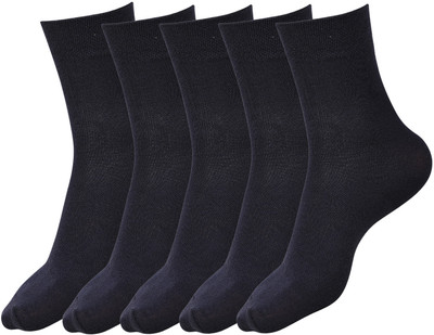 Dollar Boys & Girls Solid, Self Design Calf Length(Pack of 5)