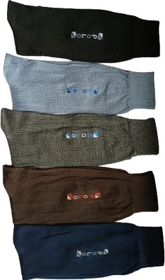 Love style Men Self Design Calf Length(Pack of 5)