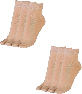 Cozyway Women Solid Ankle Length(Pack of 6)