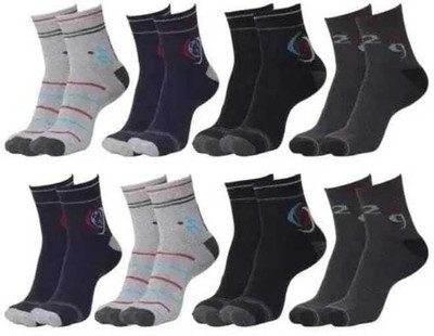 infinitesteps Men & Women Solid Ankle Length