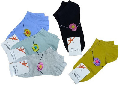 Sting Bee Women Floral Print Ankle Length(Pack of 5)