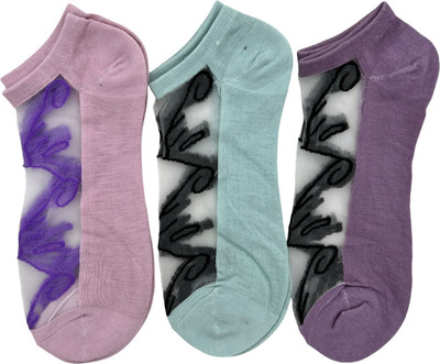 Buyra Women Self Design Ankle Length(Pack of 3)