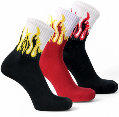 Sockscarving Men Mid-Calf/Crew(Pack of 3)