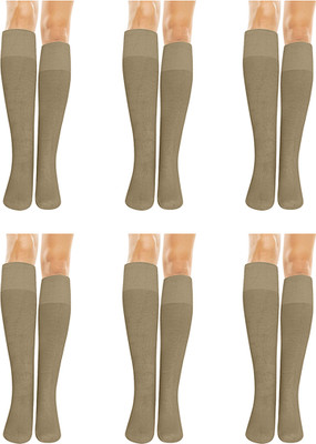 MUKHAKSH Girls Knee High(Pack of 6)