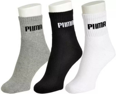 P11MA Men & Women Solid, Self Design Ankle Length(Pack of 3)