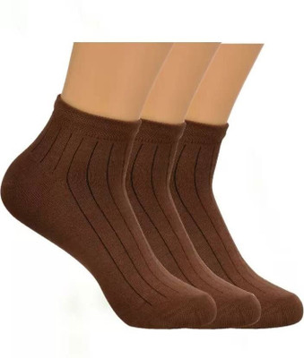 MERCEHIVE Men & Women Solid Ankle Length, Calf Length, Over the Knee, Peds/Footie/No-Show(Pack of 3)