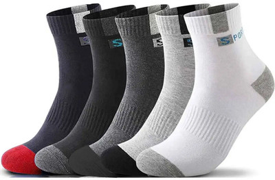 PALMLON Men Self Design Ankle Length(Pack of 5)