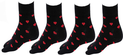 Aivira Women Printed Calf Length(Pack of 4)