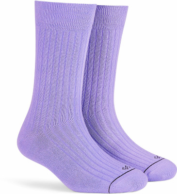 Dynamocks Men & Women Solid Mid-Calf/Crew