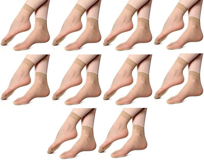 brendo Women Solid Ankle Length(Pack of 6)