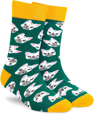 Dynamocks Men & Women Printed Mid-Calf/Crew
