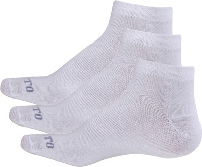 COMFERTO Unisex Solid Ankle Length(Pack of 3)