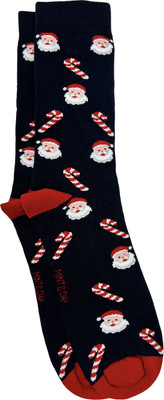 Mint and Oak Men Printed Mid-Calf/Crew