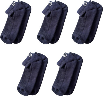 fourO Men & Women Solid Ankle Length(Pack of 5)